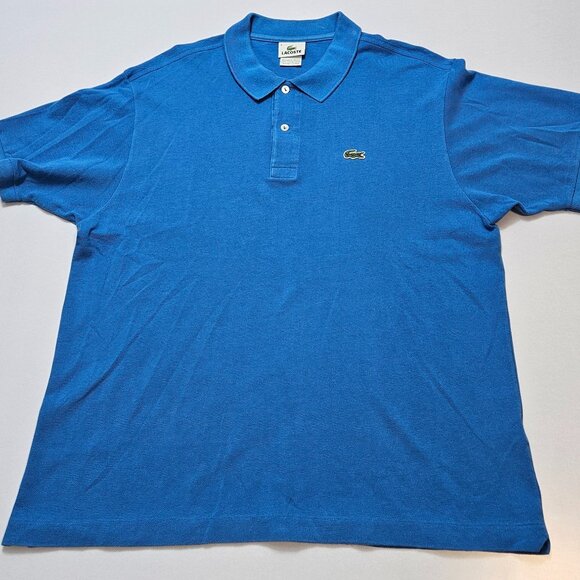 Lacoste Men's Polo Shirt Blue Size 6 (XL) Short Sleeve Collared - Picture 1 of 13